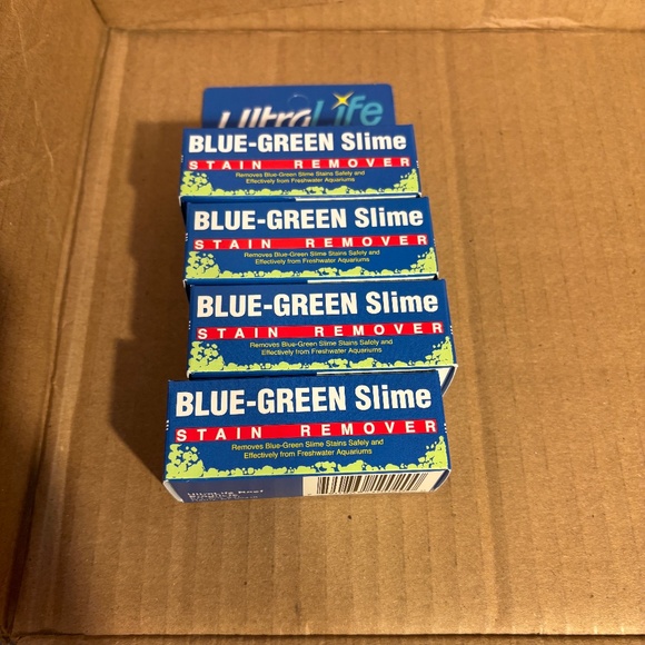 Lot of 4 Ultralife Blue Green Slime remover for Aquarium tanks - Picture 1 of 1